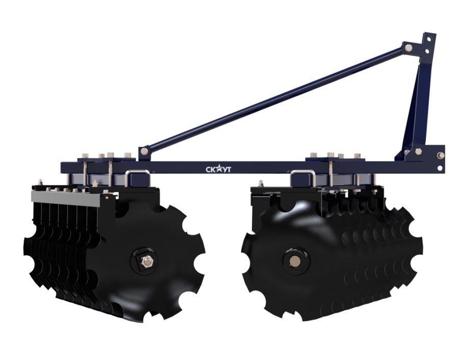 Борона для минитрактора дисковая СКАУТ 1BQX-1.5